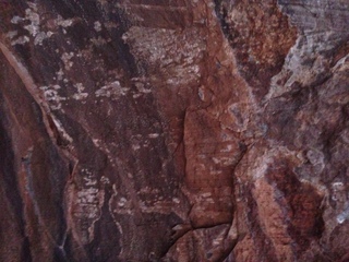 96 8gv. Cave Valley hike - second cave - petroglyphs