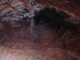 98 8gv. Cave Valley hike - second cave - petroglyphs