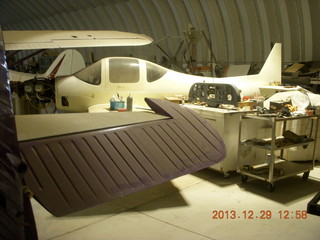 200 8gv. Triangle Airpark - Bruce's hangar