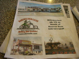 204 8gv. Triangle Airpark - Rosie's Den Cafe menu