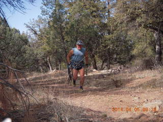 Uganda - eclipse site - Adam in running clothes