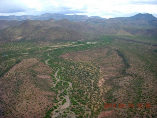Bouquet Ranch airstrip - aerial