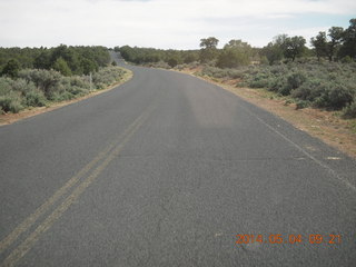drive to Desert Bar near Parker - Lake Havasu Dam - Valerie taking my picture