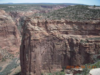 Canyon de Chelly - Spider Rock viewpoint sign