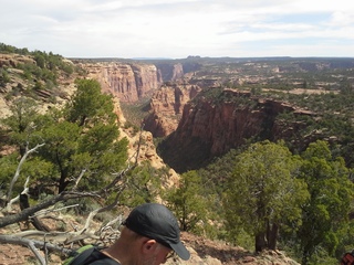 Canyon de Chelly - Spider Rock hike - Adam's cap