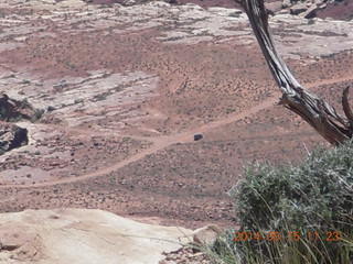 175 8mf. Canyonlands National Park - Lathrop hike - my rental Jeep