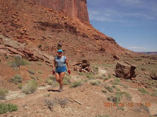 240 8mf. Canyonlands National Park - Lathrop hike - Adam (tripod and timer)