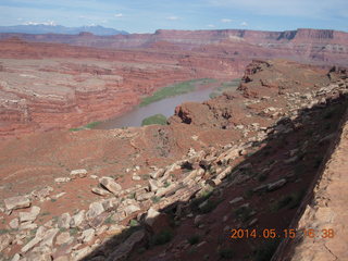338 8mf. Canyonlands National Park - White Rim Road drive - Colorado River viewpoint