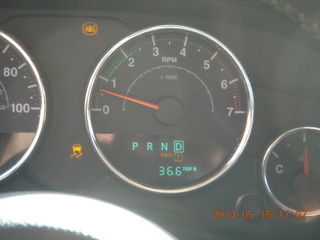 376 8mf. Canyonlands National Park - White Rim Road drive (mileage)