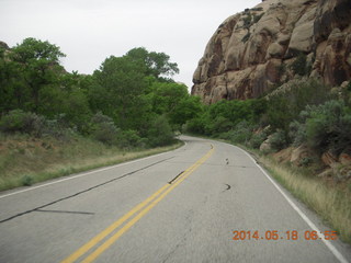 14 8mj. driving to Needles