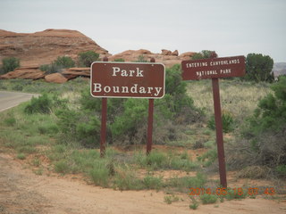 37 8mj. Needles Outpost signs