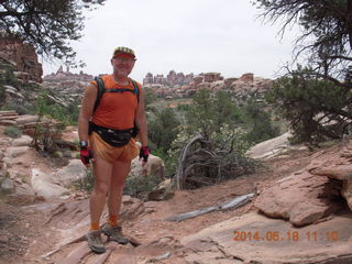 161 8mj. Canyonlands National Park - Needles - Elephant Hill + Chesler Park hike - Adam