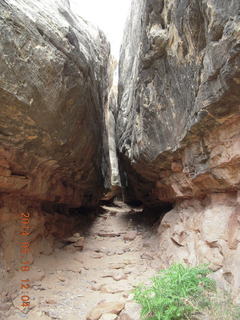 216 8mj. Canyonlands National Park - Needles - Elephant Hill + Chesler Park hike - slot or fissure