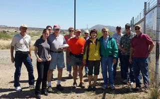 Bagdad hike (my old running loop) - dirt road up hill