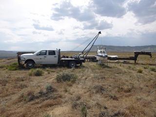 20 8mw. disassembly of n8377w at sand wash airstrip