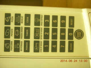 pictogram microwave oven controls