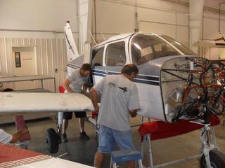 5 8p3. Greeley (GXR), Beegles, reassembly of n8377w