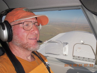 13 8q1. Adam flying N8377W