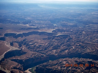 146 8q2. aerial - Canyonlands area - Green River
