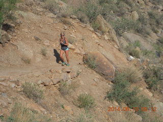 Pinnacle Peak - Tawnya running