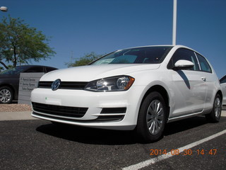 Lunde's Volkswagon - my new Golf