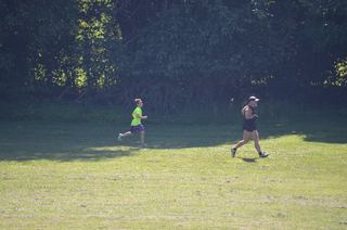 Eric L's pictures - Cheltenham XC - Curtis Arboretum - Josh G and Adam running