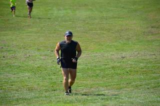 Eric L's pictures - Cheltenham XC - Curtis Arboretum - Adam running