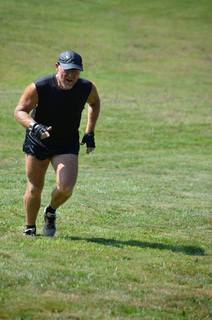 Eric L's pictures - Cheltenham XC - Curtis Arboretum - Adam running