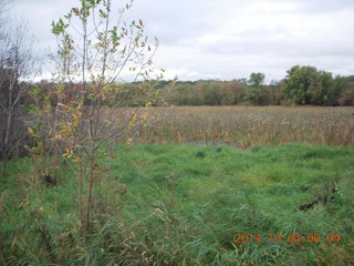 Burnsville, Minnesota, trail run - Adam running
