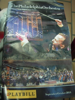 Philadelphia Orchestra program