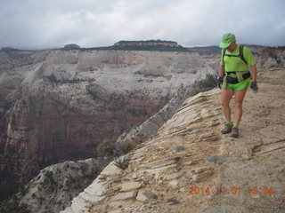 72 8t1. Zion National Park - Observation Point hike- Adam