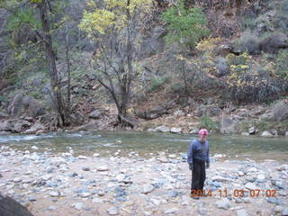 17 8t3. Zion National Park - dawn Riverwalk - Adam