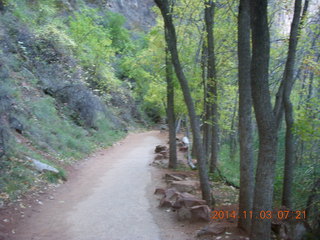 33 8t3. Zion National Park - dawn Riverwalk