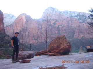 72 8t3. Zion National Park - Emerald Ponds hike - Adam