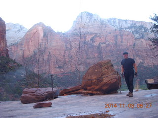 74 8t3. Zion National Park - Emerald Ponds hike - Adam