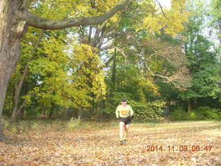 Curtis Arboretum - Adam ready to run and race - Cheltenham XC