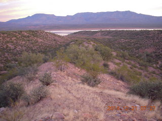 Grapevine airstrip camping trip - view of Roosevelt Lake