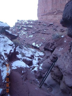 31 8v3. Fisher Towers hike - ladder
