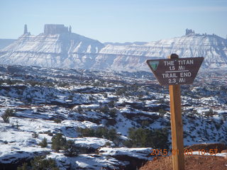68 8v3. Fisher Towers hike - trailhead
