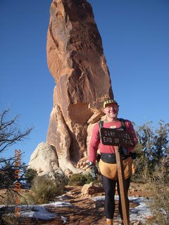 126 8v3. Arches National Park - Devils Garden hike - Adam at Dark Angel