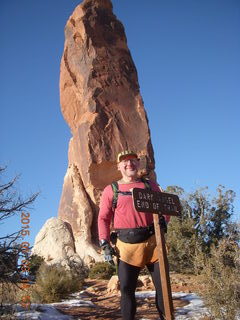 127 8v3. Arches National Park - Devils Garden hike - Adam at Dark Angel