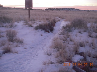 11 8v4. Canyonlands National Park - Lathrop trail hike - trailhead
