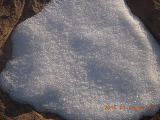 22 8v4. Canyonlands National Park - Lathrop trail hike - crystal-ly snow
