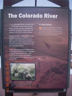 158 8v4. Dead Horse Point sign