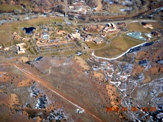 165 8v5. aerial - snowy canyonlands - Colorado hills - Hubbard-Gateway Canyons