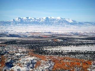 94 8v6. aerial - snowy canyonlands