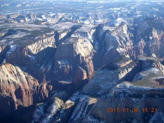 215 8v6. aerial - Zion National Park