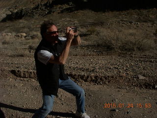 Porcupine Rim mountain-biking trail hike - bike tunnel