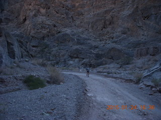 Death Valley - Titus Canyon drive  - Adam running