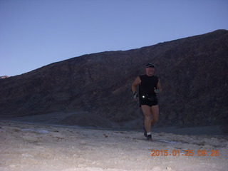 Death Valley - Titus Canyon drive  - Adam running